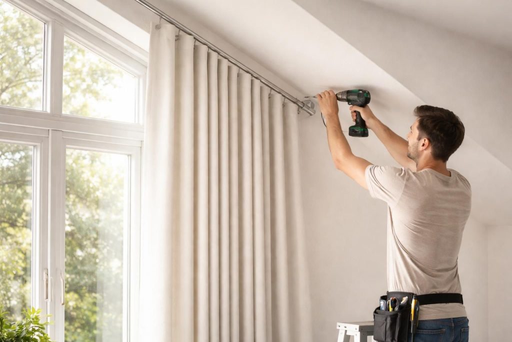 découvrez comment installer facilement un rideau sur un mur en pente grâce à nos astuces simples et efficaces, pour une décoration élégante et pratique.