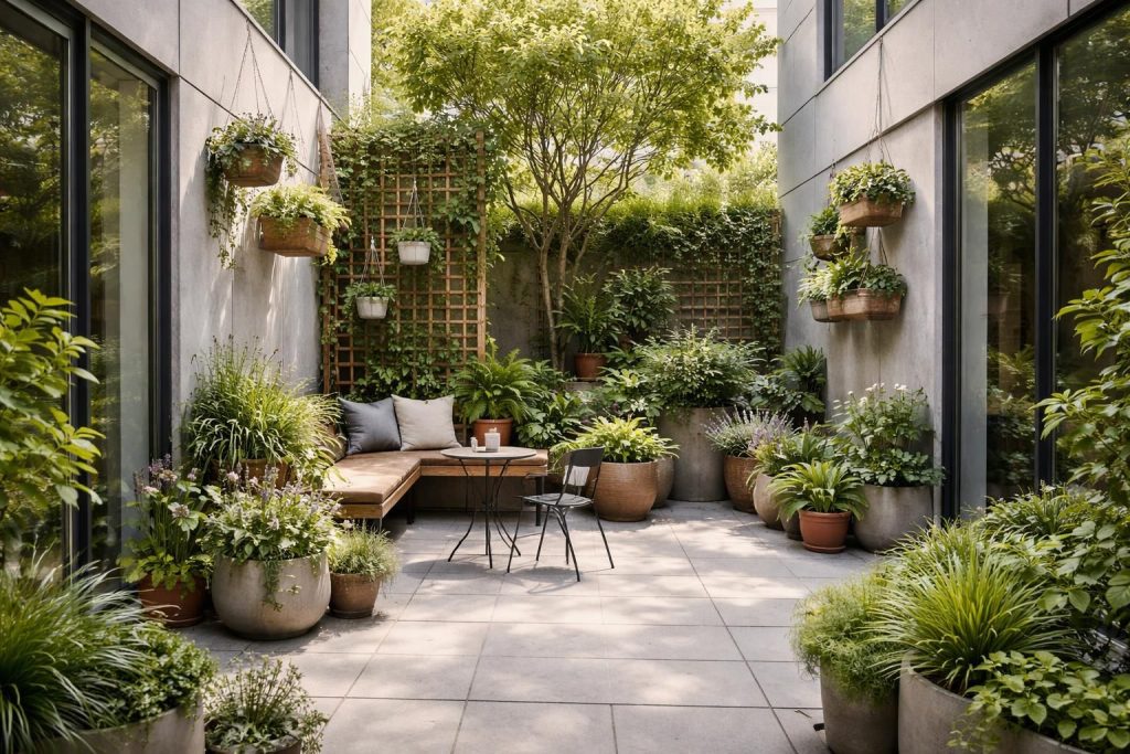 découvrez des astuces pour aménager un petit jardin de ville sans perdre d'espace, alliant fonctionnalité et esthétique pour créer un coin de verdure unique.