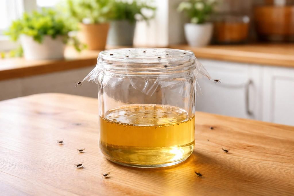 découvrez comment fabriquer un piège à moucheron maison efficace pour se débarrasser rapidement de ces insectes gênants.