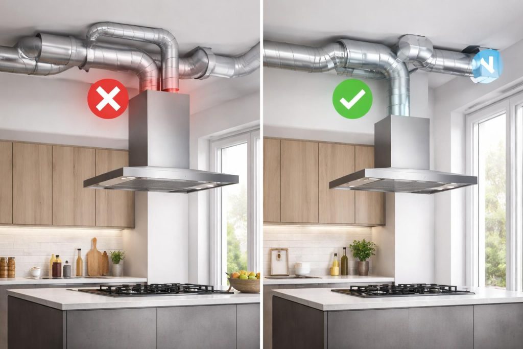 découvrez pourquoi le raccordement d'une hotte sur une vmc est interdit et explorez les alternatives efficaces pour ventiler votre cuisine en toute sécurité.