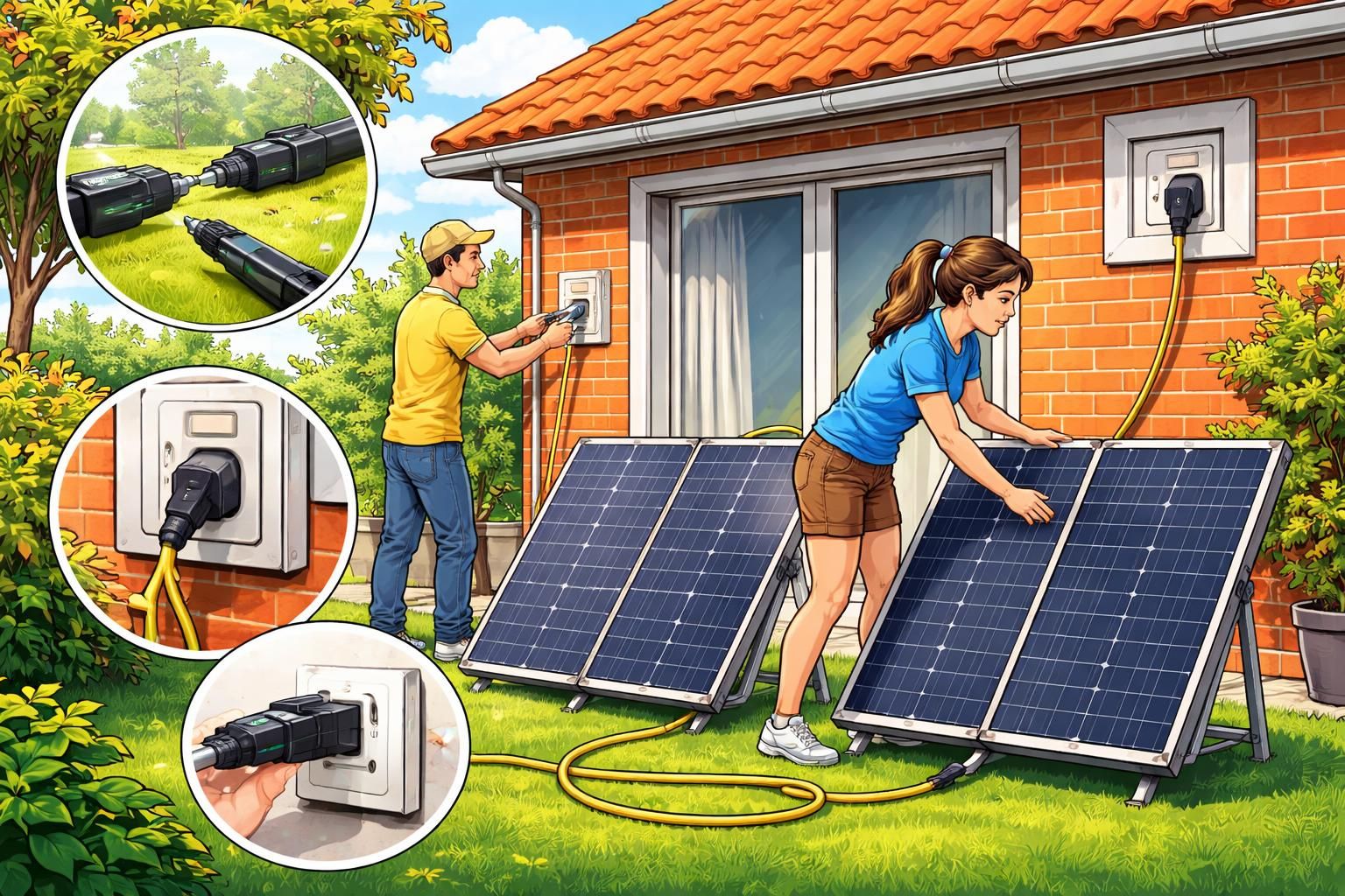 découvrez comment installer facilement un panneau solaire avec une installation plug-and-play simple et rapide, même sans compétences techniques.