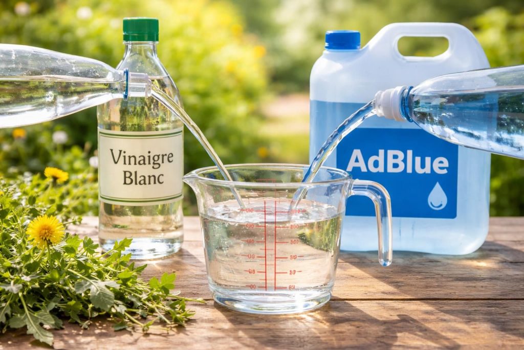 découvrez comment doser efficacement le vinaigre blanc et l'adblue pour créer un désherbant naturel puissant et écologique, idéal pour éliminer les mauvaises herbes sans produits chimiques.